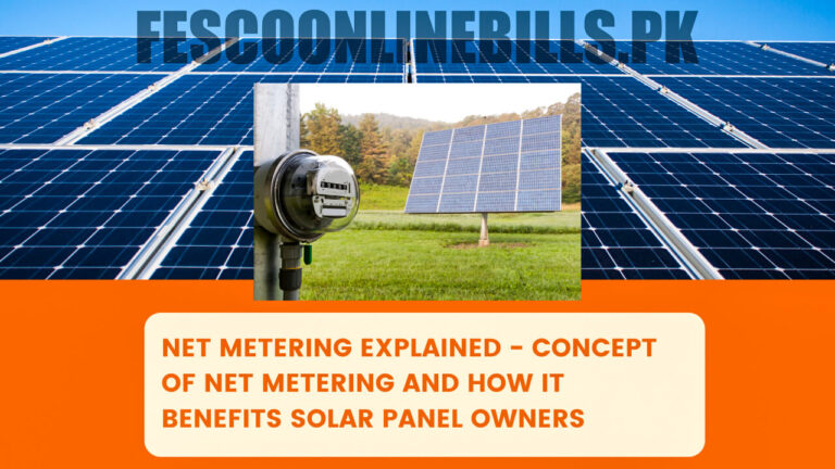 Step-by-step guide on applying for FESCO Net Metering: An image displaying the process flow and instructions for applying for FESCO Net Metering.