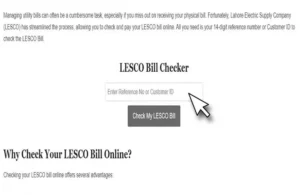 How to Check Your LESCO Bill Online?